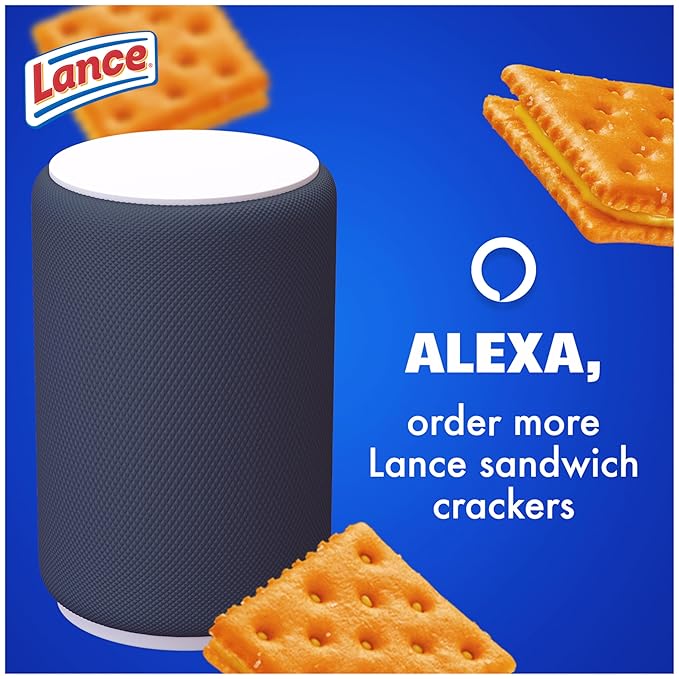 Lance Sandwich Crackers, ToastChee Cheddar, 10 Individually Wrapped Packs, 6 Sandwiches Each