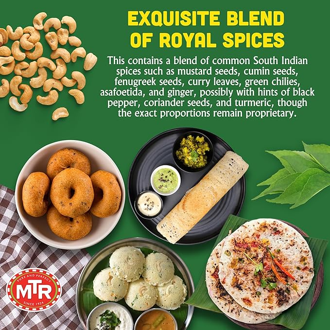 MTR Instant Assorted Mix - Ready to Cook Authentic Indian Breakfast, Lunch, Dinner & Snack Meal - No Added Preservatives - A Quick & Easy Recipe Suitable for Vegetarians - (Breakfast Mixes, Pack of 4)