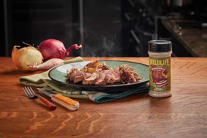 Wildlife Seasonings Smoky Boar Applewood Smoke Rub and Marinade - Sweet and Smoky Grill Seasoning for Pork, Chicken, and Ribs, Adds Rich Flavor with a Subtle Applewood Aroma