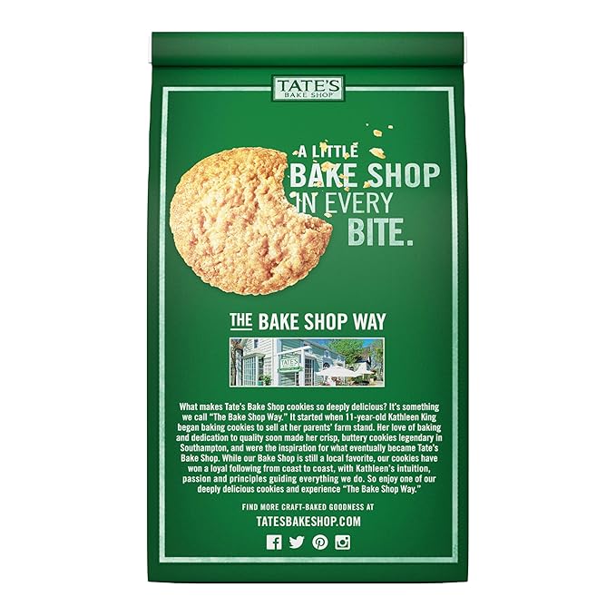 Tate's Bake Shop Coconut Crisp Cookies, 4 - 7 oz Bags