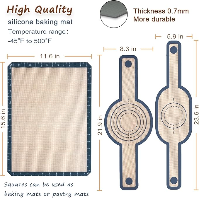 Banneton Bread Proofing Basket Set of 2, 9 inch Round and 10 in Oval, Sourdough Bread Baking Supplies, Bread Making Starter Kit, Proofing Baskets for Baking, Perfect Baker's Gift Set