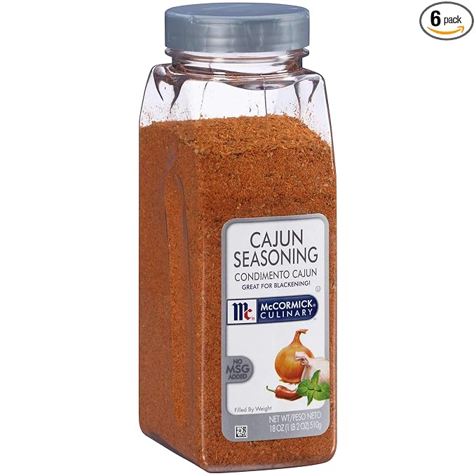 McCormick Culinary Cajun Seasoning, 18 oz (Pack of 6)