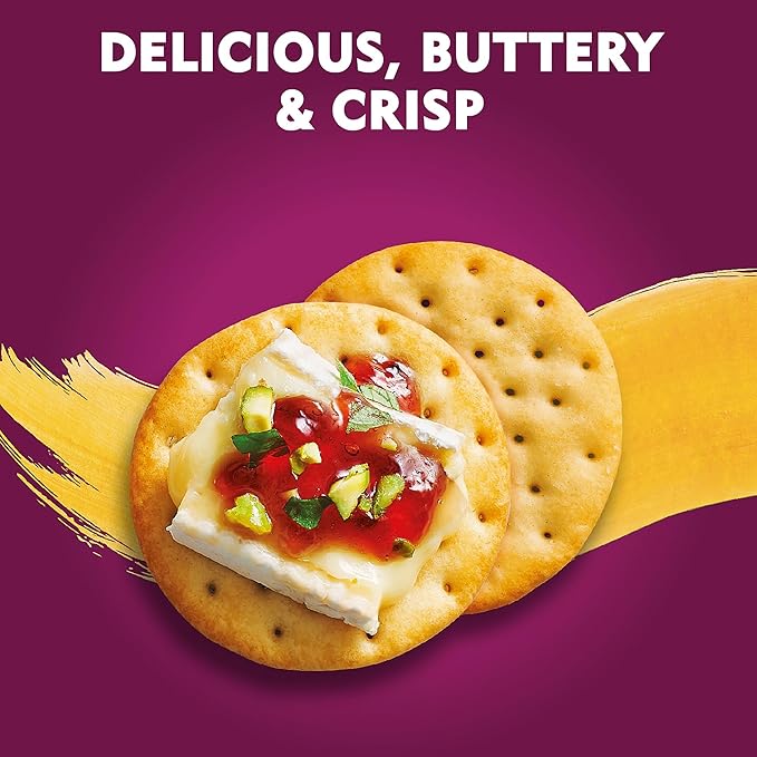 Toasteds Crackers, Party Snacks, Lunch Snacks, Classic Buttercrisp (6 Boxes)