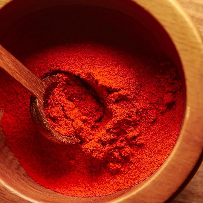 Premium SMOKED HOT Hungarian Paprika Powder (4 oz) - Non-GMO - Vibrant Deep Red Color - Origin: Szeged Region, Hungary - Authentic Seasoning Spice in Resealable Bag by MEROPS