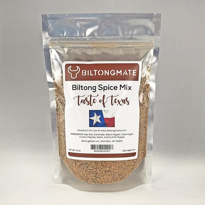 BiltongMate Biltong Spice Mix (Taste of Texas) 14oz