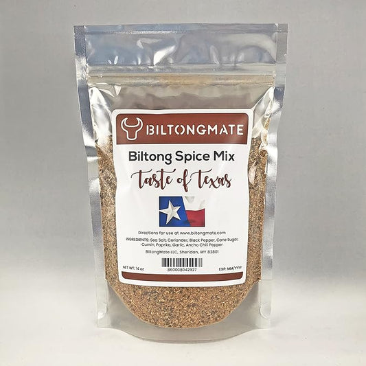 BiltongMate Biltong Spice Mix (Taste of Texas) 14oz