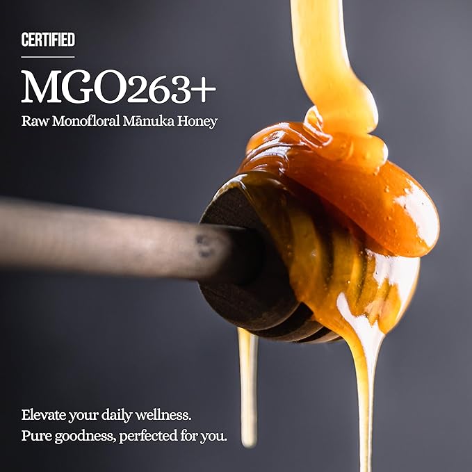 Manuka Emporium Raw Manuka Honey Packets On-the-Go MGO263+ (UMF 10+ Equiv.) 72 x 0.18oz Snap-Packets | Certified & Authentic | Harvested & Packed in New Zealand
