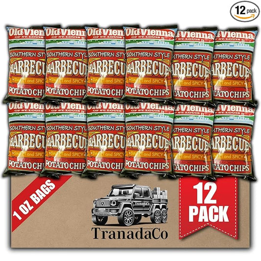 Old Vienna of St. Louis Southern Style Sweet and Spicy BBQ Chips 1oz Bags (12 Pack) Snack Box by TranadaCo