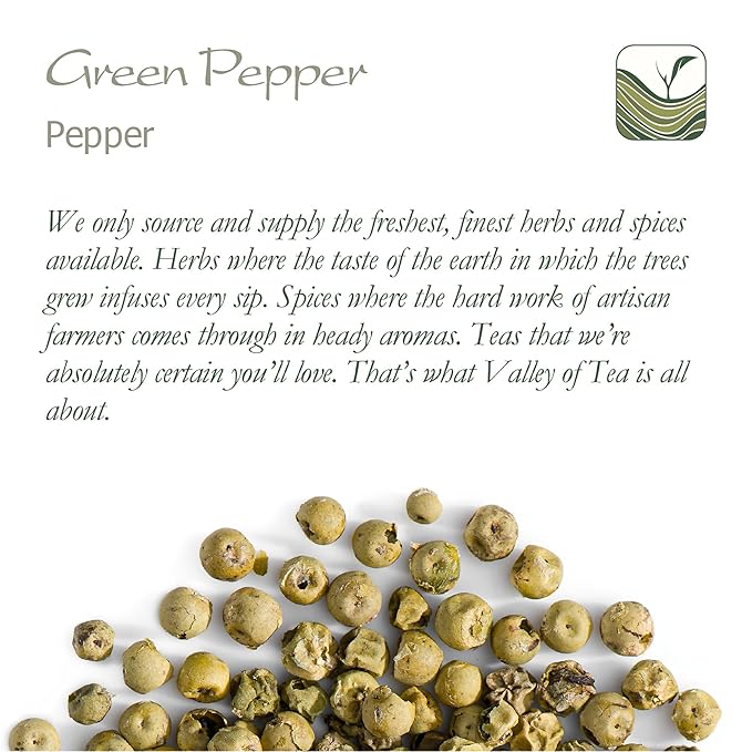Green Peppercorn For Grinder Organic - Green Peppercorns Whole - Gourmet Pepper Corn - Peppercorn Green Organic Whole Green Peppercorns Organic