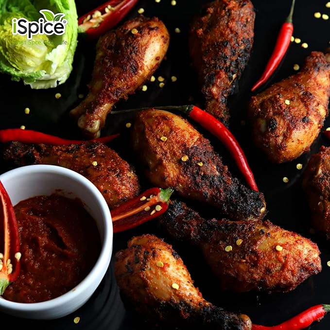 iSpice - PERI PERI SEASONING/PIRI PIRI SEASONING World Flavor Super Spice Blend | All Natural | Ready to use as is | No preparation is necessary