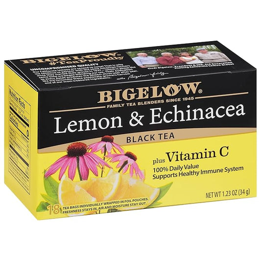 BigelowTea Lemon and Echinacea Black Tea 18ct