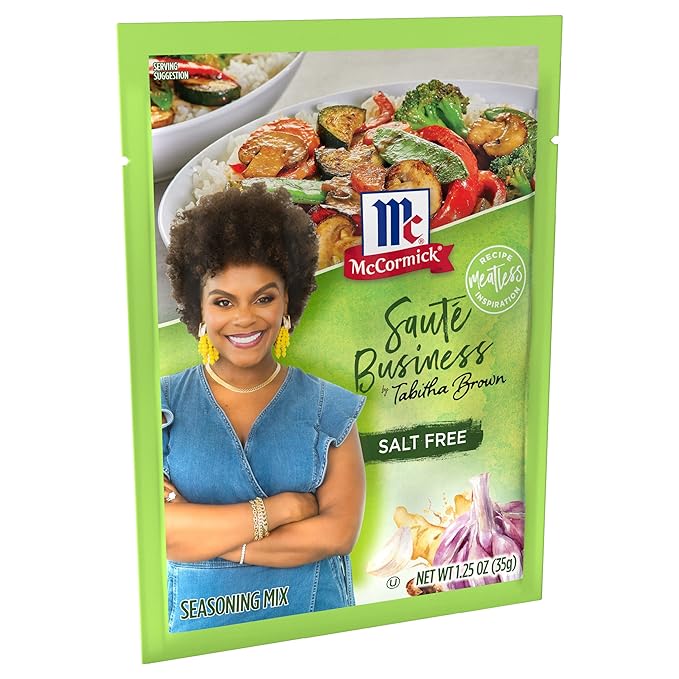 McCormick Sautì±?Business Seasoning Mix by Tabitha Brown, 1.25 oz (Pack of 12)