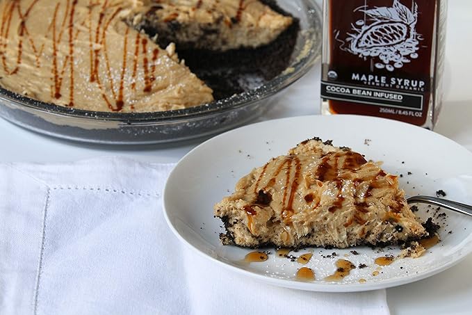 Runamok Cocoa Infused Maple Syrup - Authentic & Real Vermont Maple Syrup | Nature's Best Sweetener | Beverages, French Toast, Pancakes Maple Syrup | 8.45 Fl Oz (250mL)