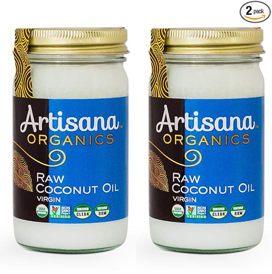 Artisana Organics Raw Virgin Coconut Oil (2 Pack (14 oz))