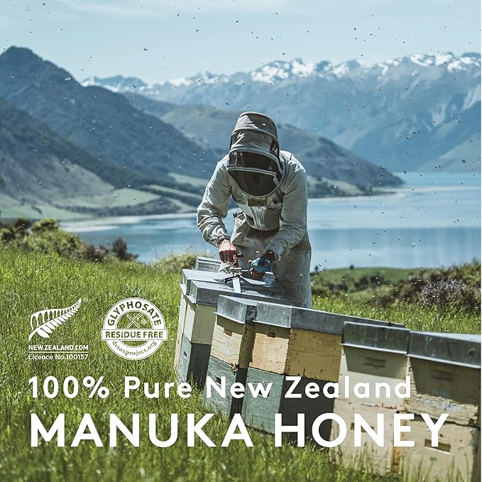 New Zealand Honey Co. Raw Manuka Honey UMF 15+ | MGO 514+, UMF Certified / 17.6oz