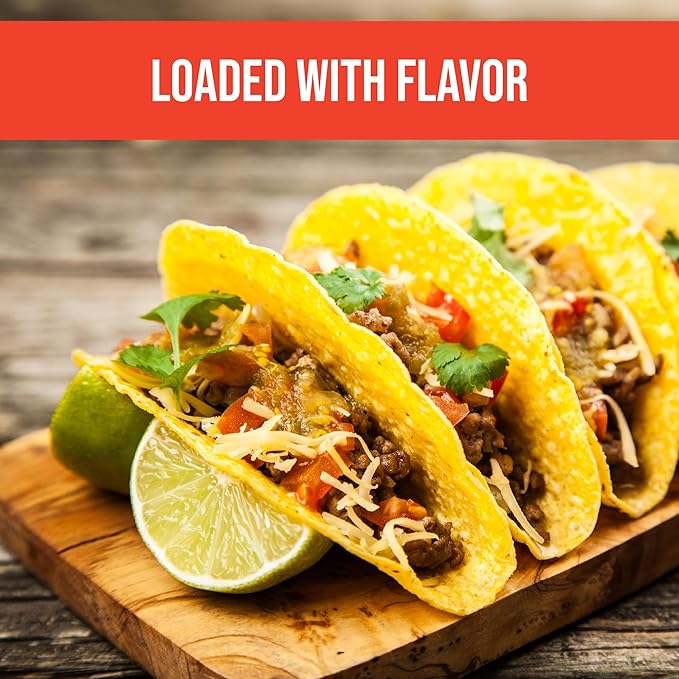 Flavor Seed Rock Yo Taco, Gluten Free Organic Taco Seasoning Mix, Low Sodium Mexican Spice Blend for Cooking, Dips & Popcorn Topping, No Sugar, Zero Calorie, Mild & Keto Friendly, 2.6 oz Shaker Jar