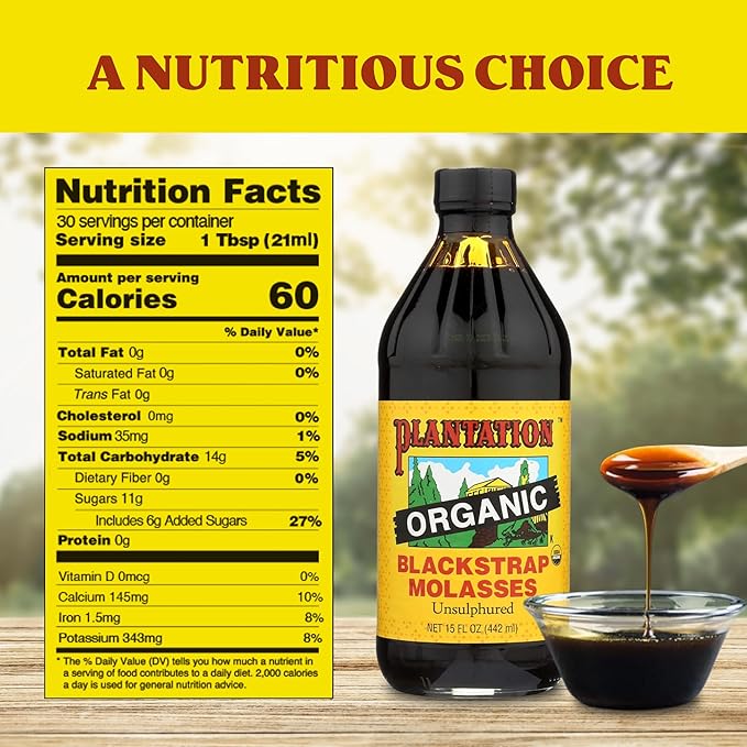 Plantation Certified ORGANIC Blackstrap 15 oz (2)