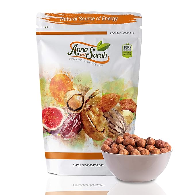 Anna and Sarah Oregon Hazelnuts in Resealable Bag, 3lbs 1 Pack