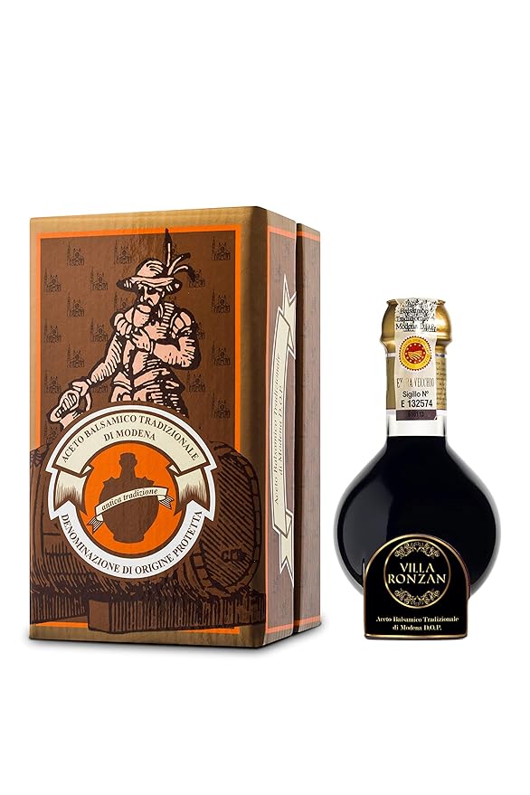 Balsamic Vinegar of Modena Traditional 25 year old DOP certified. Aceto Balsamico Tradizionale Extra Vecchio from Villa Ronzan The Balsamic Guy.