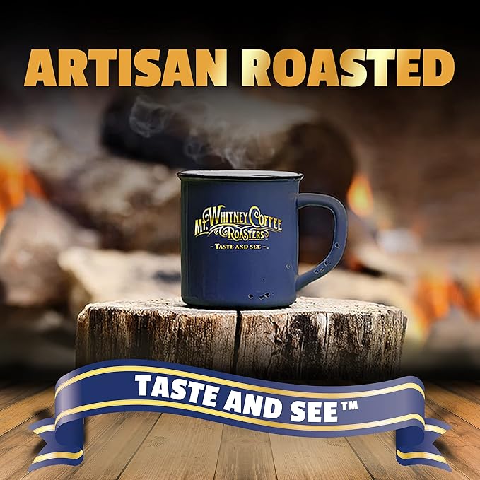 Mt. Whitney Organic French Roast, Dark Roast, Low Acid Coffee (Whole Bean, 12 Oz)