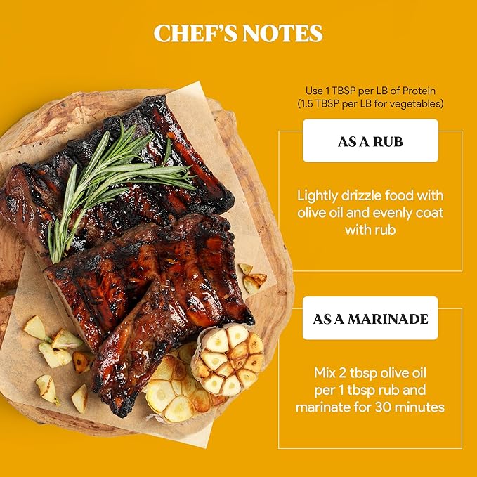 Bistro Bourbon Seasoning Rub ??Sweet, Smoky, & Savory Blend for Beef, Chicken & Fish ??Recipe in a Bottle ??6.2 oz