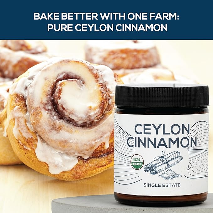 Organic Ceylon Cinnamon & Turmeric Latte Powder ??USDA Organic, Fair-Trade, Non-GMO, with Ashwagandha, Lion???Mane, Ginger ??Perfect for Cooking, Golden Milk, Smoothies & Tea