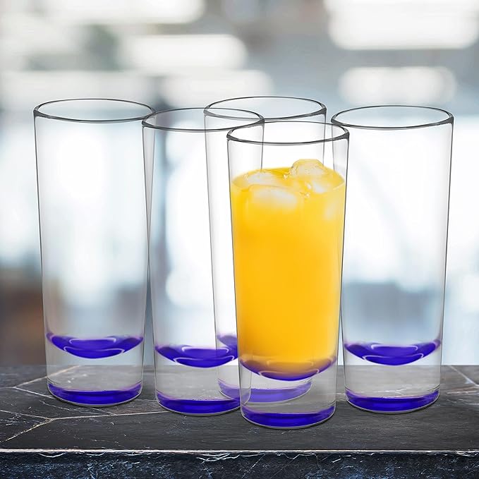 DISCOUNT PROMOS Cordial Shooter Shot Glasses 2 oz. Set of 10, Bulk Pack - Great for Birthdays, Parties, Indoor & Outdoor Events - Purple