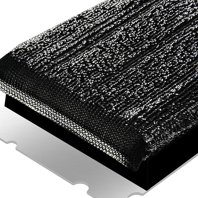 Bristle-Free BBQ Grill Brush & Scraper - Heavy Duty Barbecue Cleaner with Extended Handle??"<div>