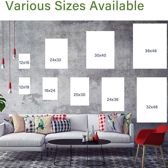 Hoopwarte Custom Canvas Prints with Your Photo, Custom Photos on Canvas Transform Pictures into Stunning Framed Wall Art-Personalized Prints Pictures Wall Art Decor(20L x30W 50x75cm)