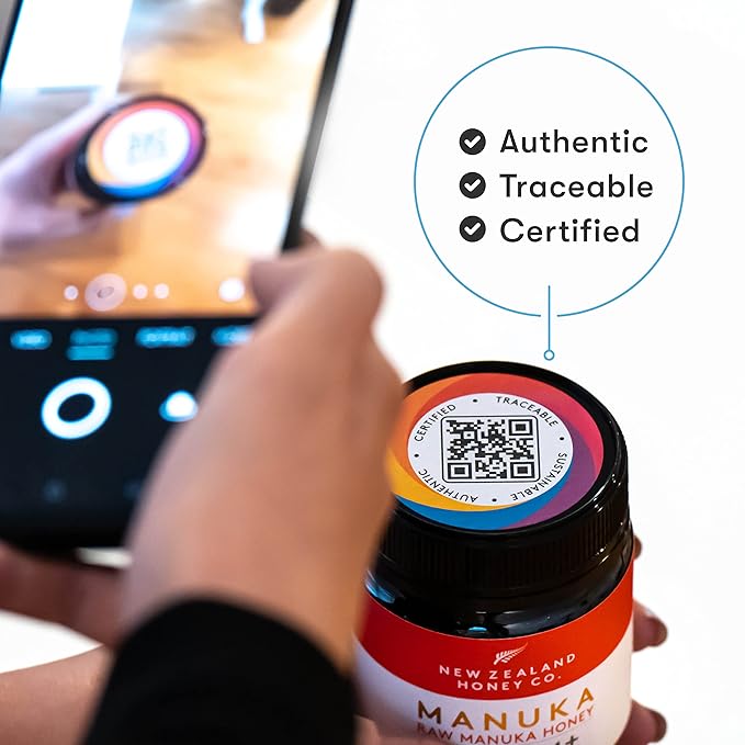 New Zealand Honey Co. Raw Manuka Honey UMF 26+ / MGO 1282+ | 8.8oz | UMF & MGO Certified | Traceable Hive to Home | Pure Manuka Honey