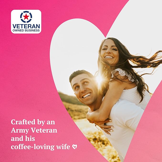 Couple?™s Coffee Ground Coffee | Gives Back to Military Families | French Kiss | French Vanilla Flavored Coffee | Made with 100% Arabica Beans | 12oz bag brews about 34 cups