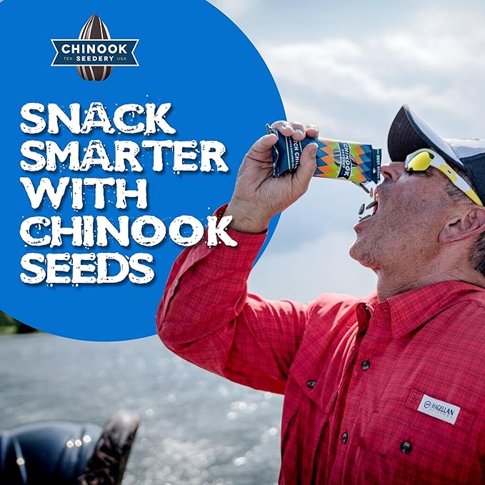 Chinook Seedery Roasted Sunflower Seeds to Eat - 1.5 oz (Pack of 36) Jalapeno Ranch - Jumbo Low Sodium Sunflower Seeds Keto Snacks - Adventure, Baseball, School Snacks - Gluten Free, Non GMO Snacks