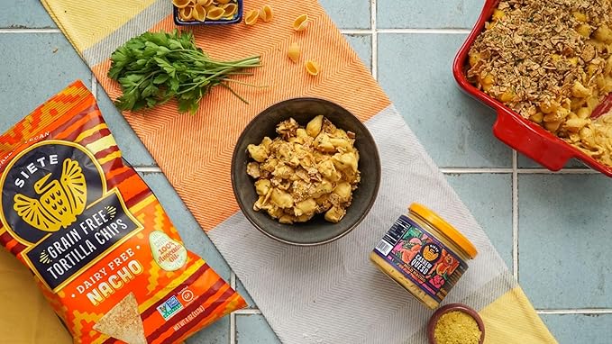 Siete Tortilla Chips | Grain Free | Gluten Free Chips | Paleo & Vegan Snacks | Non GMO | Nacho, 5 Oz (Pack of 6)
