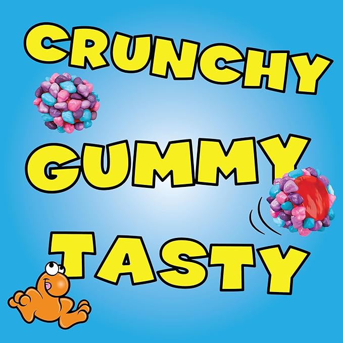 NERDS Gummy Clusters, Candy, Very Berry, Crunchy and Gummy, 18.5 oz (Pack of 2)