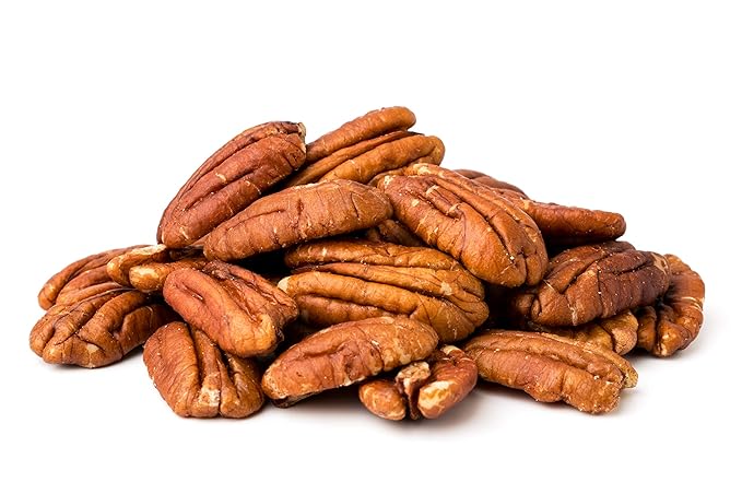 Pecans Whole Roasted Salted - 26 oz Reusable Container | Rich in Antioxidants | Low Carbs | Everyday Healthy Snack | Vegan | Keto Friendly | Certified Kosher | Great for Gift Giving, Baking, Cooking
