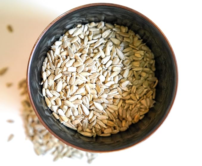 Raw Sunflower Seed Meats - 2 lbs of No Salt Shell Removed Fresh Crunchy Healthy Delicious Snack in Resealable Bag