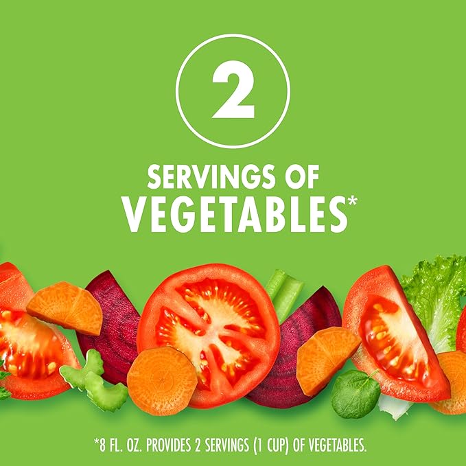 V8 Spicy Hot 100% Vegetable Juice, Vegetable Blend with Tomato Juice, 64 Ounce Bottle (Pack of 2)