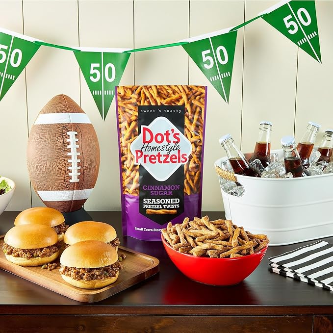 Dot's Pretzels Cinnamon Sugar Seasoned Pretzel Twist Snack, 16oz Grocery Sized Bag