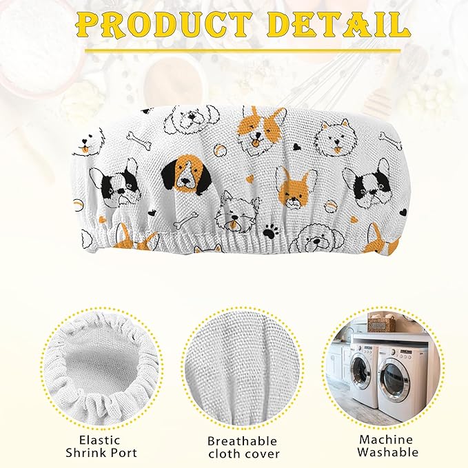 Cloth Covers for Sourdough Starter Jars, Cute Dog Bone Heat Preservation to Increase Fermentation for Bread Sewn Cloth Cover for Sourdough Starterç«? Packç«?,<div>