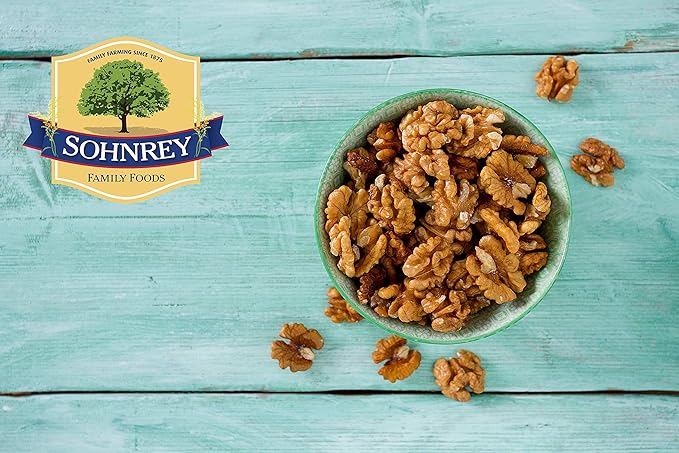 Raw Natural California Walnuts Halves and Pieces 2 lb
