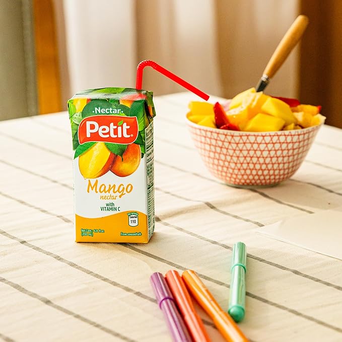 Petit Mango Nectar, 200 ml (Pack of 24) ??Refreshing Tropical Fruit Beverage