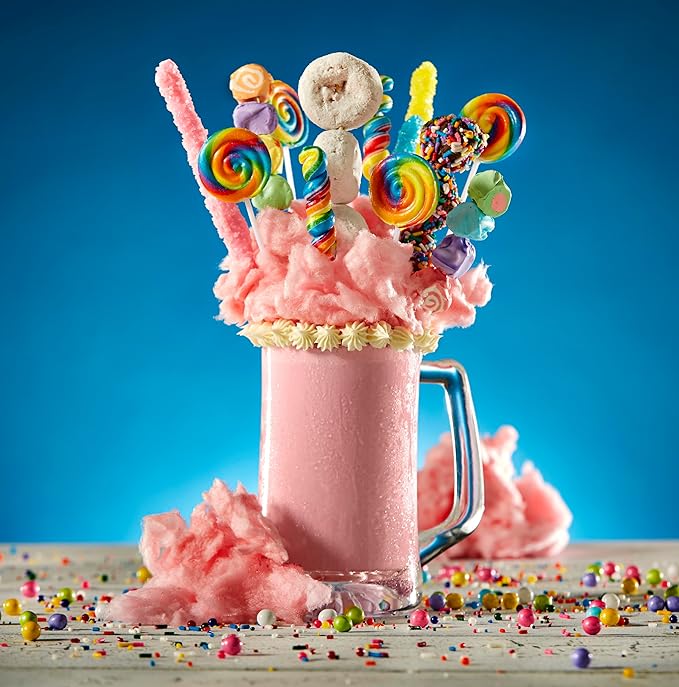 Frostline Pink Cotton Candy Soft Serve Ice Cream Mix, Lactose & Gluten Free- Just Add Water, Dairy or Dairy Free Alternative, Use with Blender, Countertop Ice Cream Maker, Soft Serve Machine- 6 lb Bag