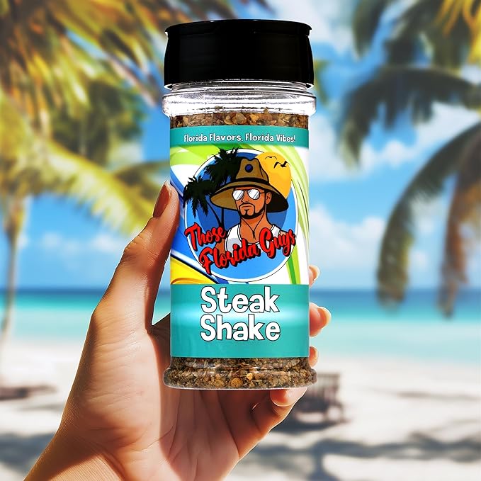 Steak Shake Seasoning - Bold Herby & Briny Blend With a Southern Twist for Unforgettable Flavor, 130g - Perfect all Spice Seasoning and rub for Beef, Chicken, Fish, Veggies & More