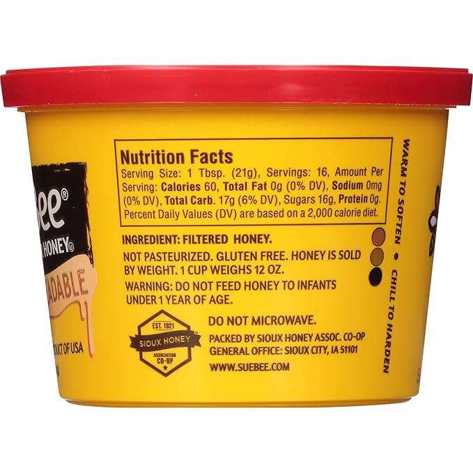 Sue Bee Spun Honey From USA Beekeepers, 12 oz