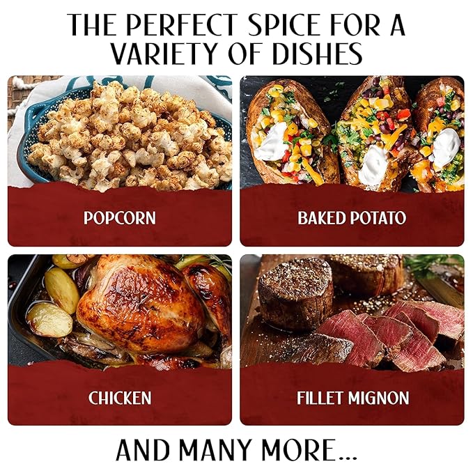 Premium Applewood Smoked Bacon Salt Seasoning - Real Bacon Seasoning Salt - Perfect for seasoning meats, eggs, baked potatoes, vegetables, soups, and more (1 Package)