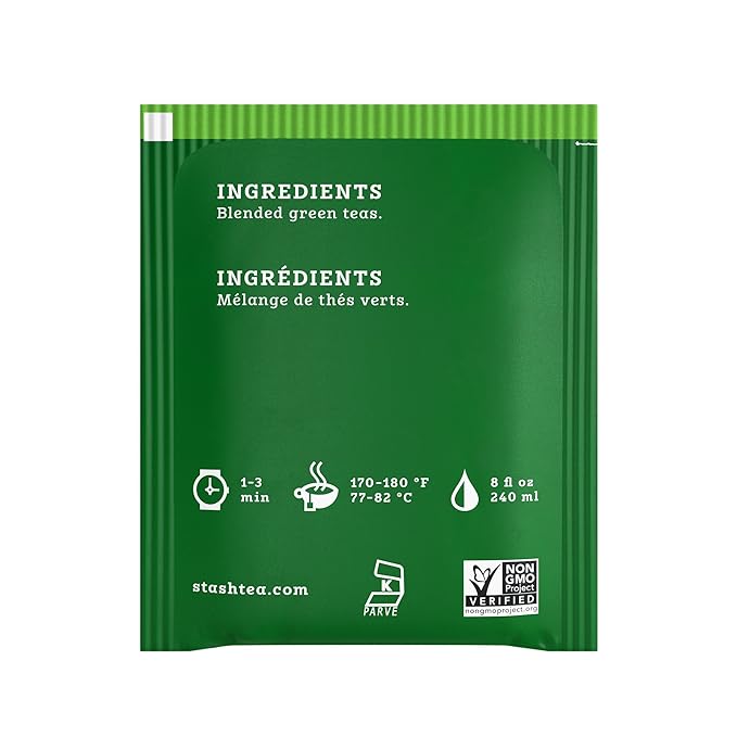 Stash Tea Premium Green Tea, 6 Boxes of 30 Tea Bags Each (180 Tea Bags Total)