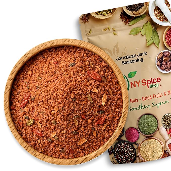 NY SPICE SHOP Jamaican Jerk Seasoning - 6 Ounce Jamaican Jerk Mix Spice Blend for Marinating Chicken, Meat, Beef and Fish - All Purpose Seasoning for Cooking