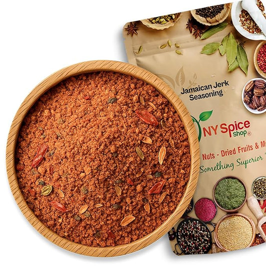 NY SPICE SHOP Jamaican Jerk Seasoning - 6 Ounce Jamaican Jerk Mix Spice Blend for Marinating Chicken, Meat, Beef and Fish - All Purpose Seasoning for Cooking