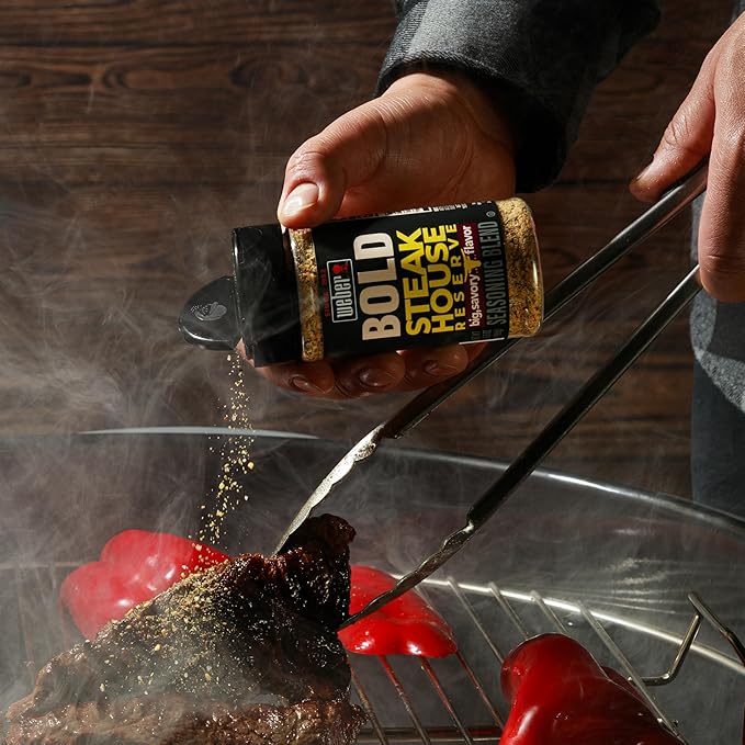 Weber BOLD Steakhouse Reserve Seasoning Blend, 6.9 oz