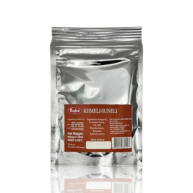 Rudca Food Khmeli Suneli, Spices, Georgian Dry Spice, Herbal Seasoning, Natural Organik, Delicious Spice from Georgia, New Seasoning, 50 gm.